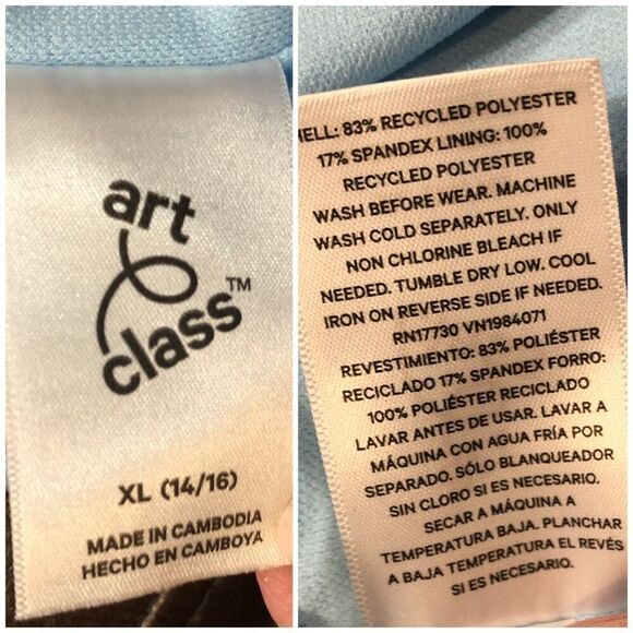 ART CLASS - NWT - Girls Sz XL (14-16) Daisy Dreams Floral Print Flounce Swim Top - Picture 9 of 11